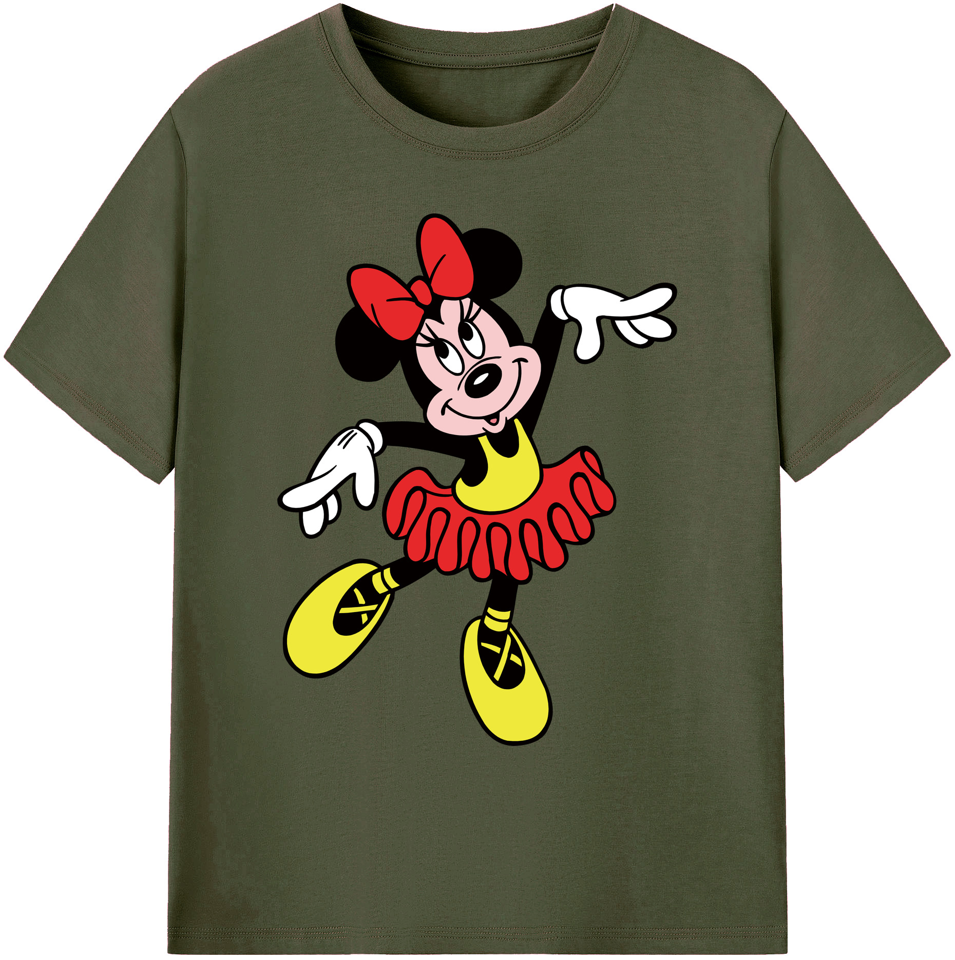 ミッキーマウス Mickey Mouse 綿100％ メンズ半袖Tシャツ｜肌触りやわらか＆通気性